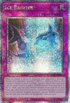 Eisbarriere (V.5) RA01-071 Quarter Century Secret Rare Excellent Deutsch 1. Auflage