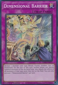 Dimensionsbarriere (V.1) RA01-072 Super Rare Excellent Deutsch 1. Auflage