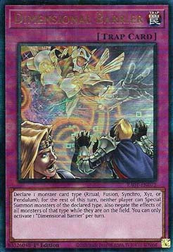 Dimensionsbarriere (V.7) RA01-072 Ultimate Rare Near Mint Deutsch 1. Auflage