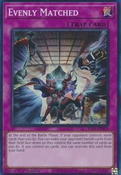 Ausgeglichener Zweikampf (V.1) RA01-074 Super Rare Near Mint Deutsch 1. Auflage