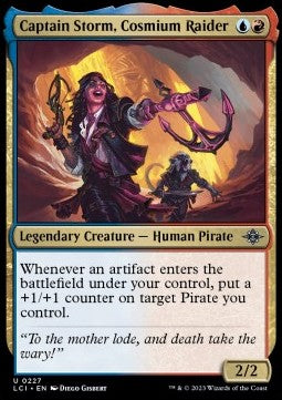 Captain Storm, Cosmium Raider LCI-227 Uncommon Excellent Englisch