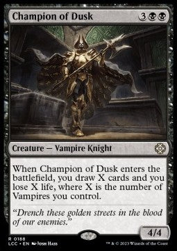 Champion of Dusk LCC-188 Rare Near Mint Englisch
