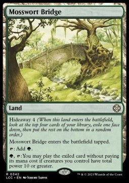 Mooswurz-Brücke LCC-342 Rare Excellent Deutsch