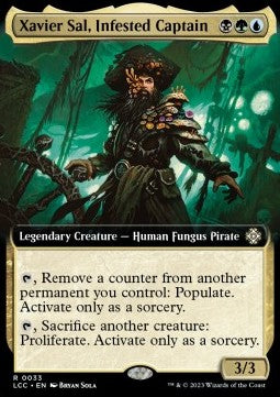 Xavier Sal, verseuchter Kapitän XLCC-33 Rare Near Mint Deutsch Foil