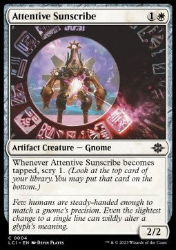 Attentive Sunscribe LCI-4 Common Near Mint Englisch