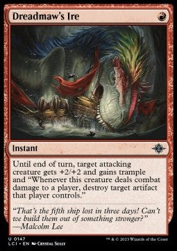 Dreadmaw's Ire LCI-147 Uncommon Excellent Englisch