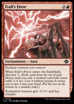 Etali's Favor LCI-149 Common Excellent Englisch Foil