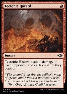 Tectonic Hazard LCI-169 Common Near Mint Englisch