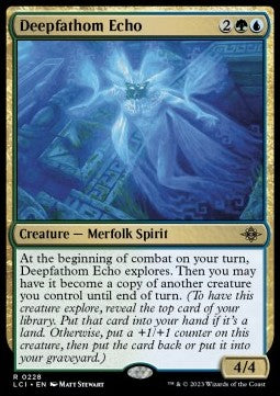 Tiefsee-Echo LCI-228 Rare Near Mint Deutsch Foil