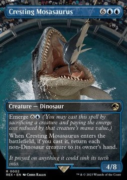 Cresting Mosasaurus REX-2 Rare Excellent Englisch