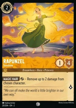 Rapunzel - Sonnenschein 2ROF-20 Common Near Mint Deutsch Foil