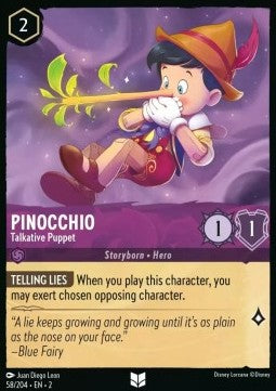 Pinocchio - Redselige Marionette 2ROF-58 Uncommon Near Mint Deutsch Foil