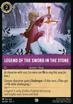 Legend of the Sword in the Stone 2ROF-64 Common Excellent Englisch Foil