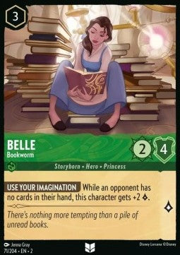 Belle - Bücherwurm 2ROF-71 Uncommon Near Mint Deutsch Foil