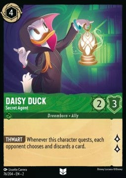Daisy Duck - Geheimagentin 2ROF-76 Uncommon Near Mint Deutsch Foil