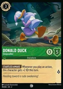 Donald Duck - Schlafwandler 2ROF-78 Common Near Mint Deutsch Foil