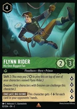 Flynn Rider - His Own Biggest Fan 2ROF-82 Rare Excellent Englisch