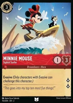 Minnie Mouse - Stylish Surfer 2ROF-113 Uncommon Near Mint Englisch