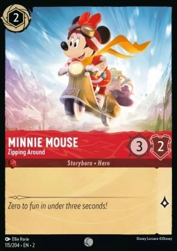 Minnie Maus - Flitzt umher 2ROF-115 Common Near Mint Deutsch Foil