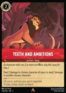 Teeth and Ambitions 2ROF-130 Rare Excellent Englisch