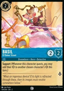 Basil - Aus der Baker Street 2ROF-139 Common Near Mint Deutsch Foil
