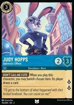 Judy Hopps - Optimistische Polizistin 2ROF-152 Uncommon Near Mint Deutsch Foil