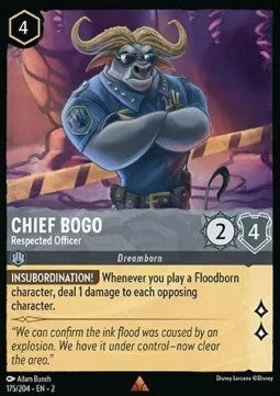Chief Bogo - Respected Officer 2ROF-175 Rare Excellent Englisch