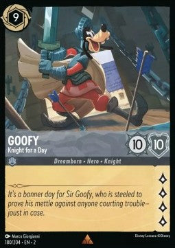Goofy - Ritter für einen Tag 2ROF-180 Rare Near Mint Deutsch Foil
