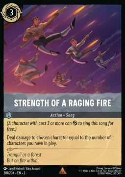 Strength of a Raging Fire 2ROF-201 Rare Near Mint Englisch
