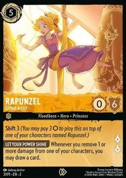 Rapunzel - Gifted Artist PR1-31 Promo Boosterfrisch Englisch Foil