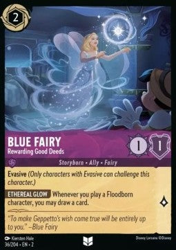 Blue Fairy - Rewarding Good Deeds 2ROF-36 Uncommon Excellent Englisch Foil