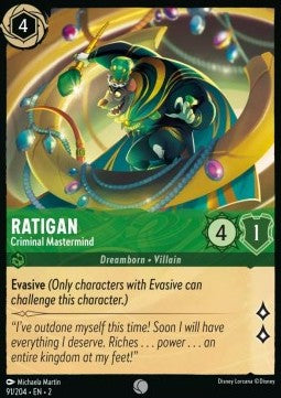 Rattenzahn - Kriminelles Genie 2ROF-91 Common Near Mint Deutsch Foil
