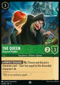 The Queen - Disguised Peddler 2ROF-93 Super Rare Excellent Englisch Foil
