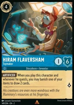 Hiram Flaversham - Toymaker 2ROF-149 Rare Excellent Englisch