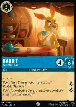 Rabbit - Reluctant Host 2ROF-158 Common Excellent Englisch Foil