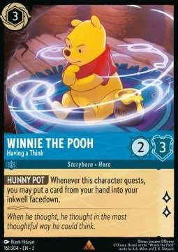 Winnie Puuh - Denkt und denkt 2ROF-161 Rare Near Mint Deutsch Foil