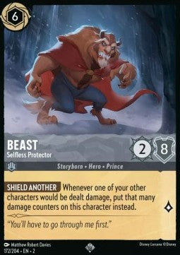 Biest - Selbstloser Beschützer 2ROF-172 Super Rare Excellent Deutsch Foil