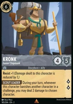 Kronk - Junior Chipmunk 2ROF-185 Rare Near Mint Deutsch Foil