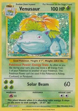 Venusaur CLV-003 Fixed Near Mint Englisch