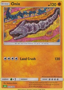 Onix CLV-010 Fixed Near Mint Englisch