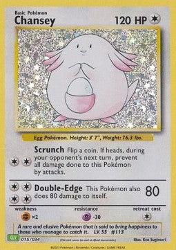 Chansey CLV-015 Fixed Near Mint Englisch