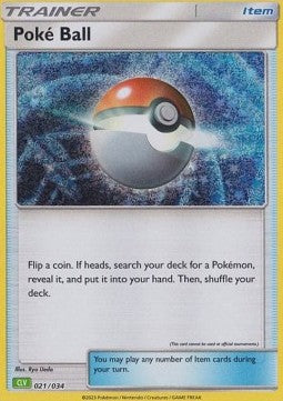 Poké Ball CLV-021 Fixed Near Mint Englisch