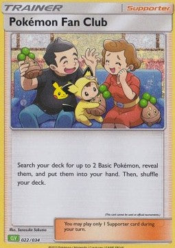 Pokémon Fan Club CLV-022 Fixed Near Mint Englisch