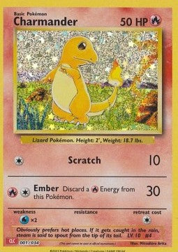 Charmander CLC-001 Fixed Near Mint Englisch