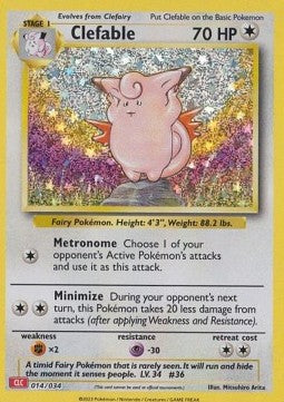 Clefable CLC-014 Fixed Near Mint Englisch