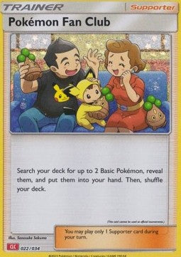 Pokémon Fan Club CLC-022 Fixed Near Mint Englisch