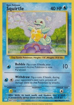 Squirtle CLB-001 Fixed Near Mint Englisch