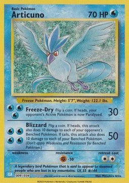 Articuno CLB-009 Fixed Near Mint Englisch
