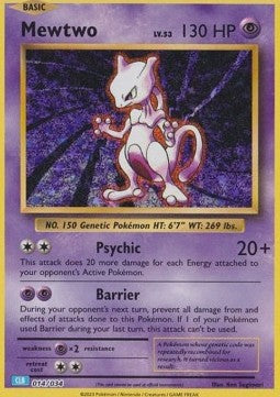 Mewtwo CLB-014 Fixed Near Mint Englisch