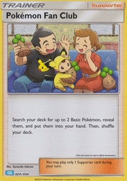 Pokémon Fan Club CLB-024 Fixed Excellent Englisch